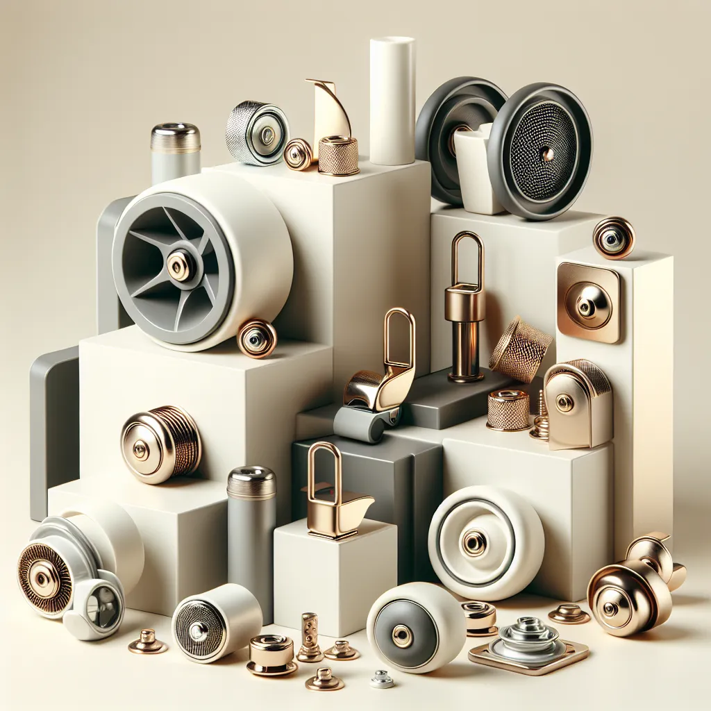 Nowoczesne akcesoria do aranżacji wnętrz: kółka meblowe, przelotki i uszczelki